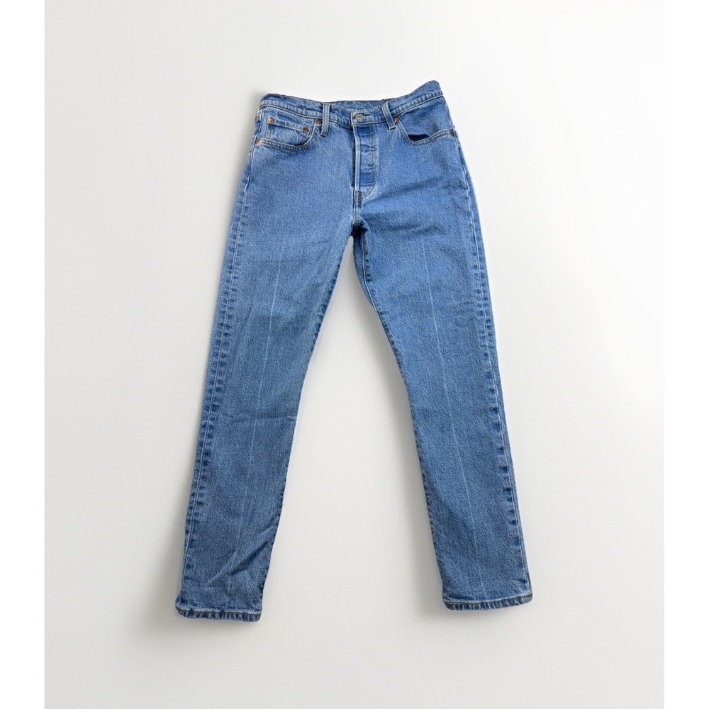 Levi's Premium 501 Women's Skinny Stretch Jeans‎ Medium Wash 29x28 Button Fly